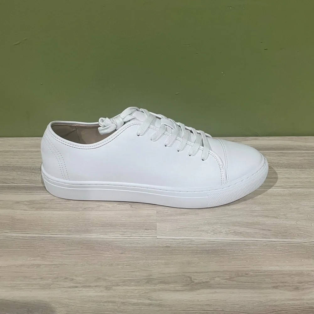 Santino Luciano Classic White Men's Sneakers Casual - Picture 2 of 5